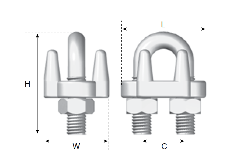 wire rope grips